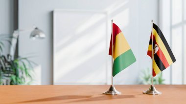 Masada Guinea ve Uganda Bayrakları