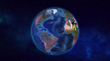 Libya ve Komşu Ülkeler Bayraklarıyla Dünya Büyüyor