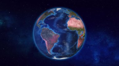 Ruanda ve Komşu Ülkeler Bayraklarıyla Vurgulandı