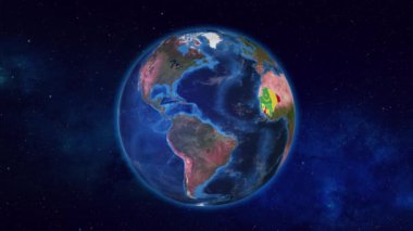 Senegal ve Komşu Ülkeler Bayraklarıyla Vurgulandı