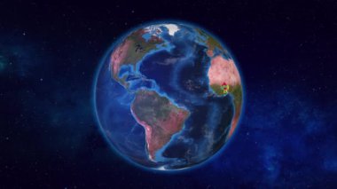 Togo ve Komşu Ülkeler Bayraklarıyla Vurgulandı