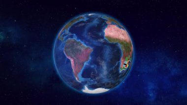 Zimbabwe ve Komşu Ülkeler Bayraklarıyla Vurgulandı