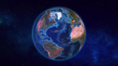 Avusturya ve Almanya 'ya yaklaşan Dünya Bayraklarıyla Vurgulandı