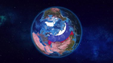 Finlandiya 'ya ve Rusya' ya Zoom yapan Dünya Bayraklarıyla Vurgulandı