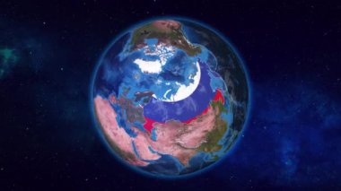 Letonya 'ya ve Rusya' ya Bayraklarıyla Yaklaşan Dünya