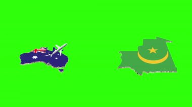 AUSTRALYA 'dan MAURITANIA' ya Uçuşun Yeşil Ekranda Canlandırılması