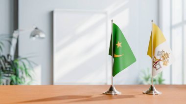 MAURITANIA VE VATİKAN FLAKLARI