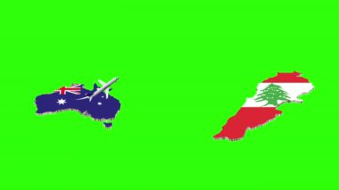 AUSTRALYA 'dan LEBANON' a Uçuşun Animasyonu
