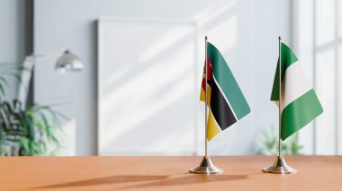 Masanın üzerinde MOZAMBİK VE NİGERYA BALILARI
