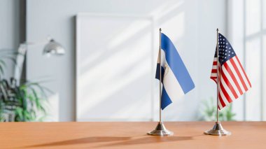 NICARAGUA VE ABD FLAGLARI