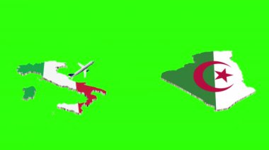 ALGERYA 'ya Uçuşun Animasyonu