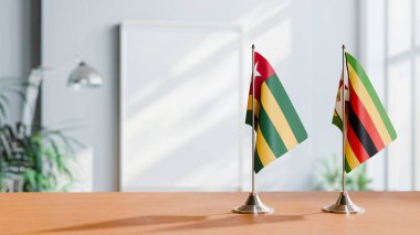 Masada Togo ve Zimbabwe 'nin bayrakları