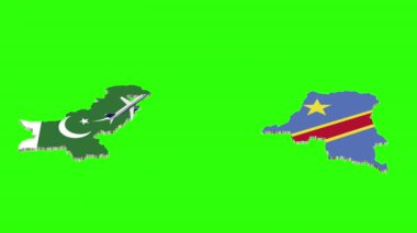 PAKISTAN 'dan Kongo' ya Uçuşun Animasyonu
