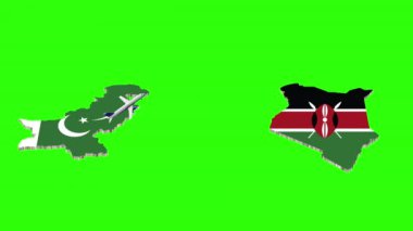 PAKISTAN 'dan KENYA' ya Uçuş Animasyonu