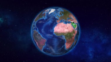 Ürdün ve Komşu Ülkeler Bayraklarıyla Vurgulandı