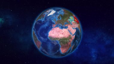 Kırgızistan ve Komşu Ülkeler Bayraklarıyla Vurgulandı