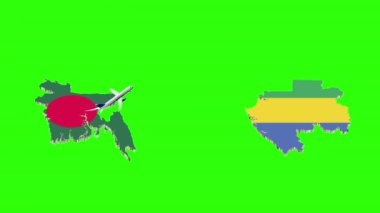 BANGLADESH 'ten GABON' a Uçuşun Canlandırılması