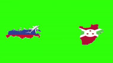 Rusya 'dan BurunDI' ye Uçuşun Animasyonu