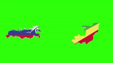 Rusya 'dan Kongo R' ye Uçuş Animasyonu