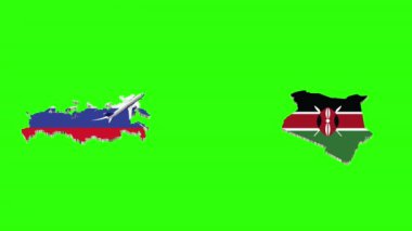 Rusya 'dan KENYA' ya Uçuş Animasyonu