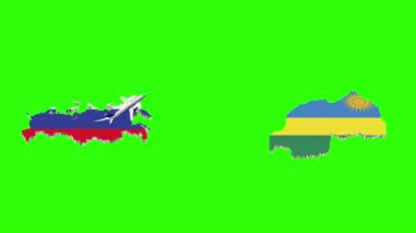 Rusya 'dan Ruanda' ya Uçuşun Animasyonu