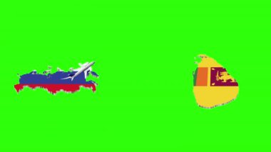 Rusya 'dan SRI LANKA' ya Uçuş Animasyonu