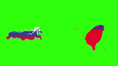 Rusya 'dan Tayvan' a Uçuş Animasyonu