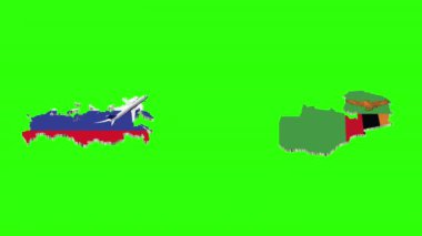 Rusya 'dan ZAMBIA' ya Uçuşun Animasyonu