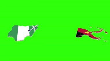 NIGERIA 'den PAPUA' ya Uçuşun Animasyonu Yeşil Ekranda Yeni Bir Misafir