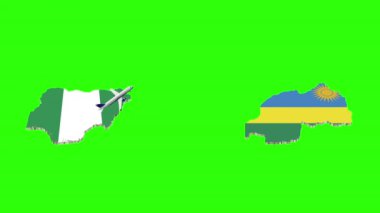 NIGERIA 'den Rwanda' ya Uçuşun Yeşil Ekranda Canlandırılması