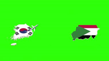 Yeşil Ekranda Güney Kore 'den SUDAN' a Uçuşun Canlandırılması
