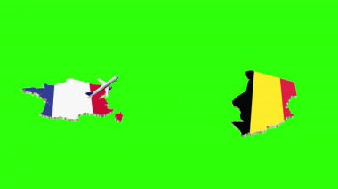 FRANSA 'dan Chad' e Uçuşun Canlandırması