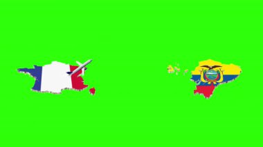 FRANCE 'tan Yeşilekrandaki Ekvator' a Uçuşun Canlandırılması