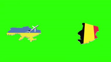 UKRAINE 'dan Chad' e Uçuşun Animasyonu