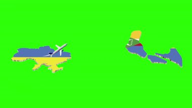 UKRAINE 'dan GreenScreen' e Uçuşun Canlandırılması