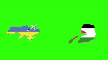 UKRAINE 'dan Filistin' e Yeşil Ekranda Uçuşun Canlandırılması