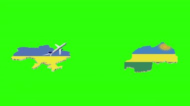 UKRAINE 'dan Rwanda' ya Uçuşun Animasyonu
