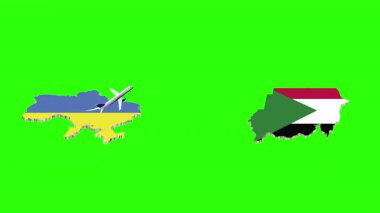 UKRAINE 'dan Yeşil Ekranda SUDAN' a Uçuşun Canlandırılması