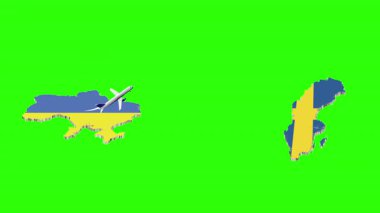 UKRAINE 'dan GreenScreen' e Uçuşun Animasyonu