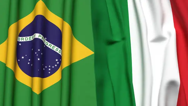 Gerçekçi kumaş dokusuna sahip Bayraklar