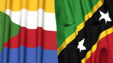 Gerçekçi kumaş desenli Bayraklar ve Aziz KITT