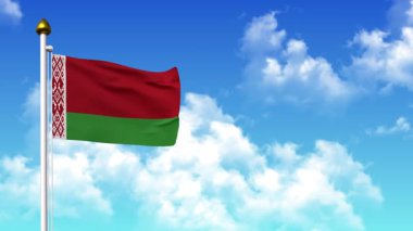 BELARUS 4K 'de Alfa Kanalı ve Gökyüzü Arkaplan Dalgalanması