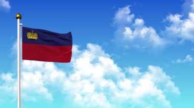 LIECHTENSTEIN 4K 'de Alfa Kanalı ve Gökyüzü Arkaplan Dalgalanması