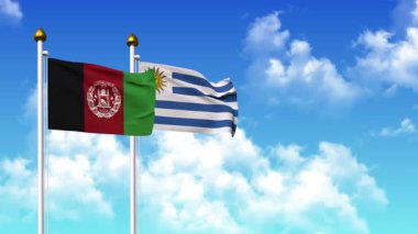 Kutuptaki AfgANISTAN ve Uruguay bayrakları alfa kanalına dahil.