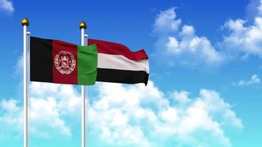 Direkte AfgANISTAN ve YEMEN bayrakları sallamak alfa kanalı da dahil.