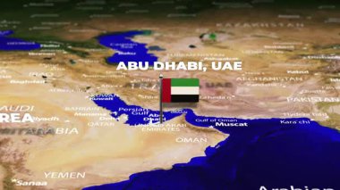 Abu Dabi 'den Asmara' ya, bayrak iğneli ERITREA uçağı