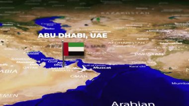 Abu Dabi, BAE 'den Bandar Seri Begawan' a uçuş, broşlu BRUNEI