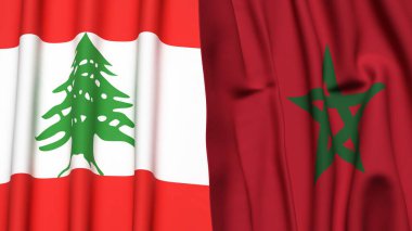 LEBANON ve FOCCO Bayrakları