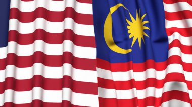 LIBERYA ve MALAYSIA Bayrakları
