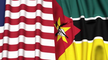 LIBERIA VE MOZAMBİQUE Bayrakları